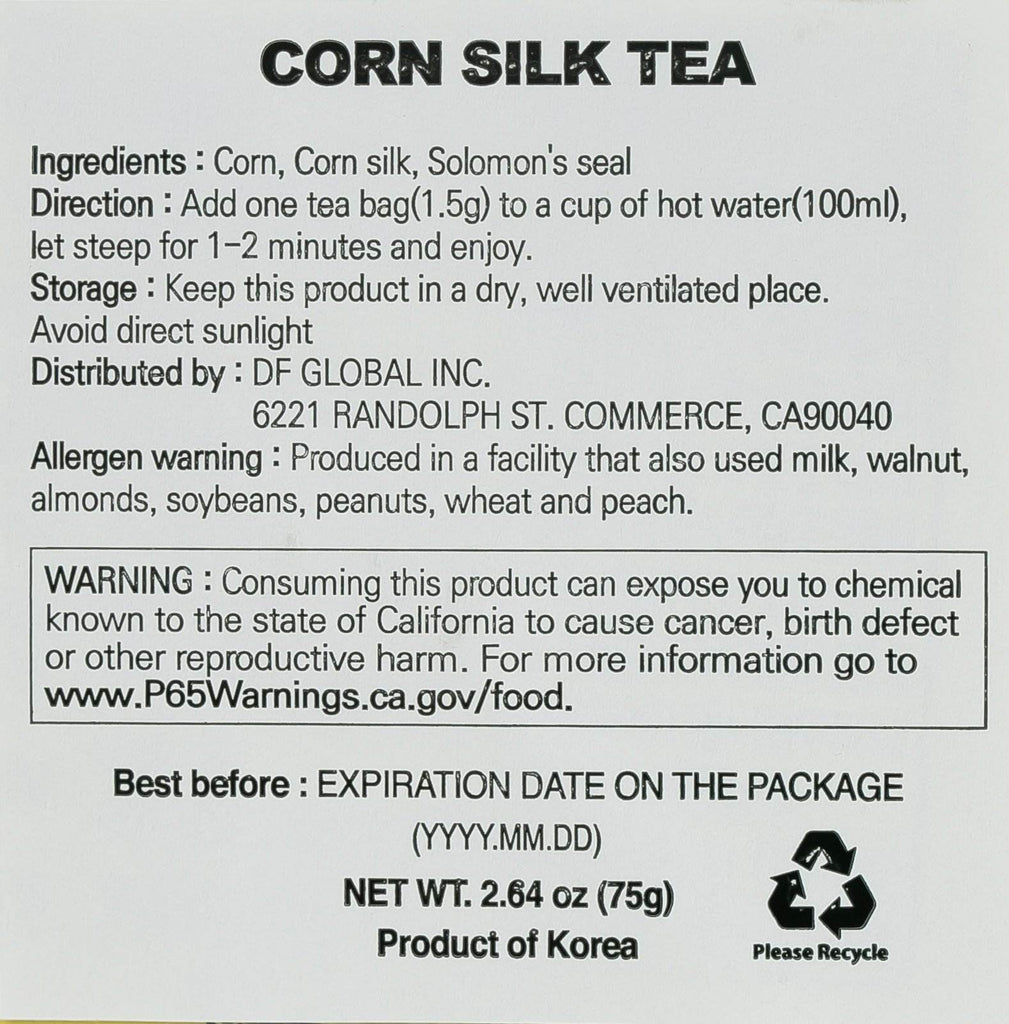 Corn Silk Tea Bags