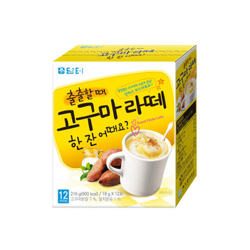Damtuh Rich Sweet Potato Powder Latte - 12 Counts