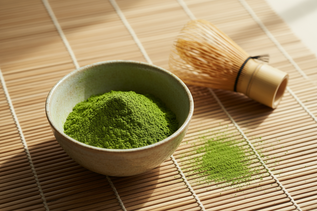 green tea powder