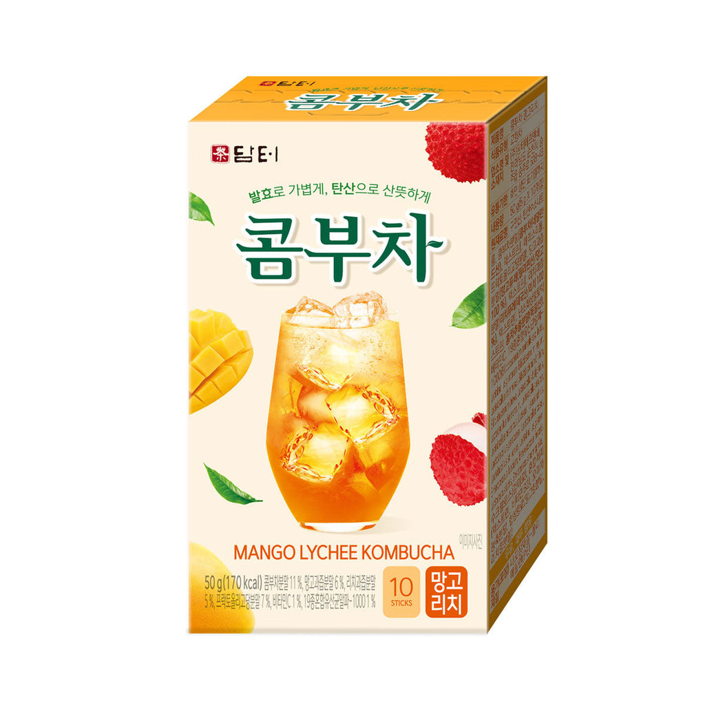 Kombucha Mango Lychee 10 Counts - Damtuh