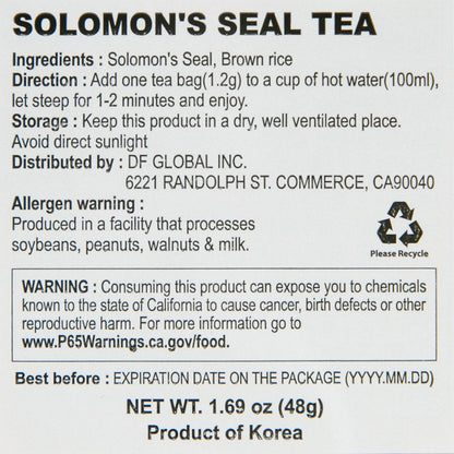 Traditional Solomon's Seal Tea Bags