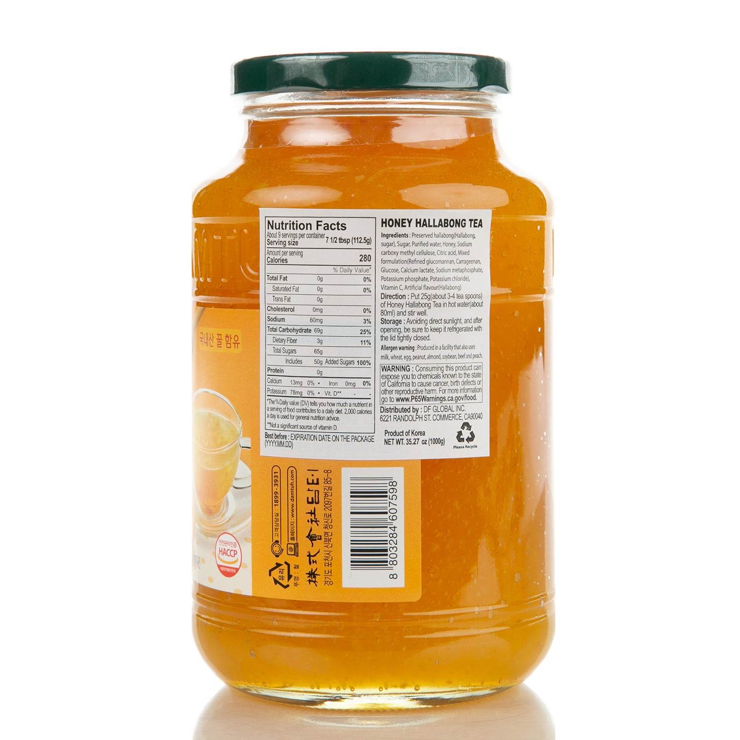 Tangerine Honey Tea oz kg Bottle