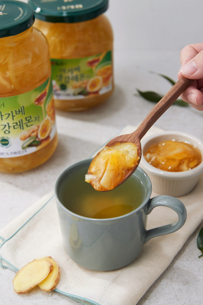 Agave Ginger Lemon Tea Marmalade, 1.7lbs (770g) - Damtuh