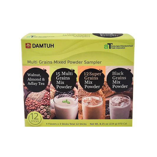 Multi Grains Mixed Powder Sampler 3 Sticks of Each Flavor Total 12 Sticks