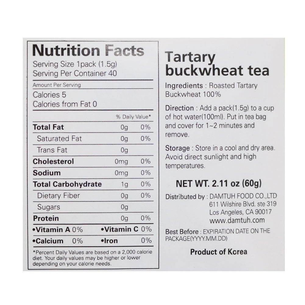 Tartary Buckwheat Tea Bags