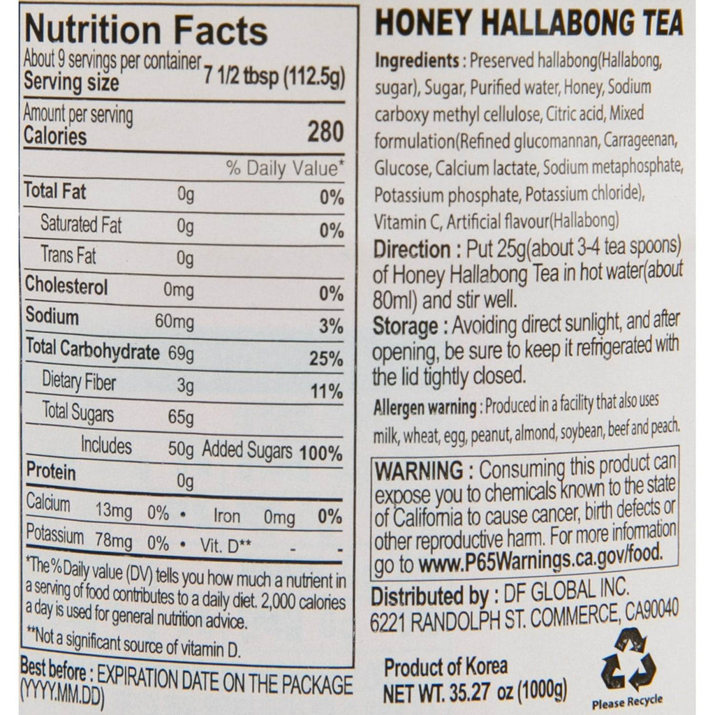 Damtuh Honey Tea with Korean tangerines and honey