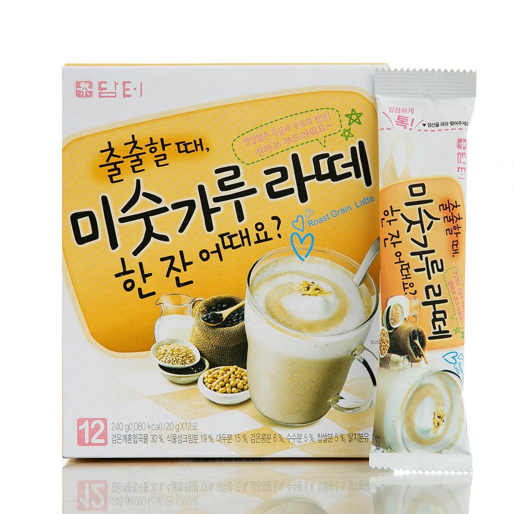 Damtuh Mixed Grain Powder Misugaru Latte - 12 Counts