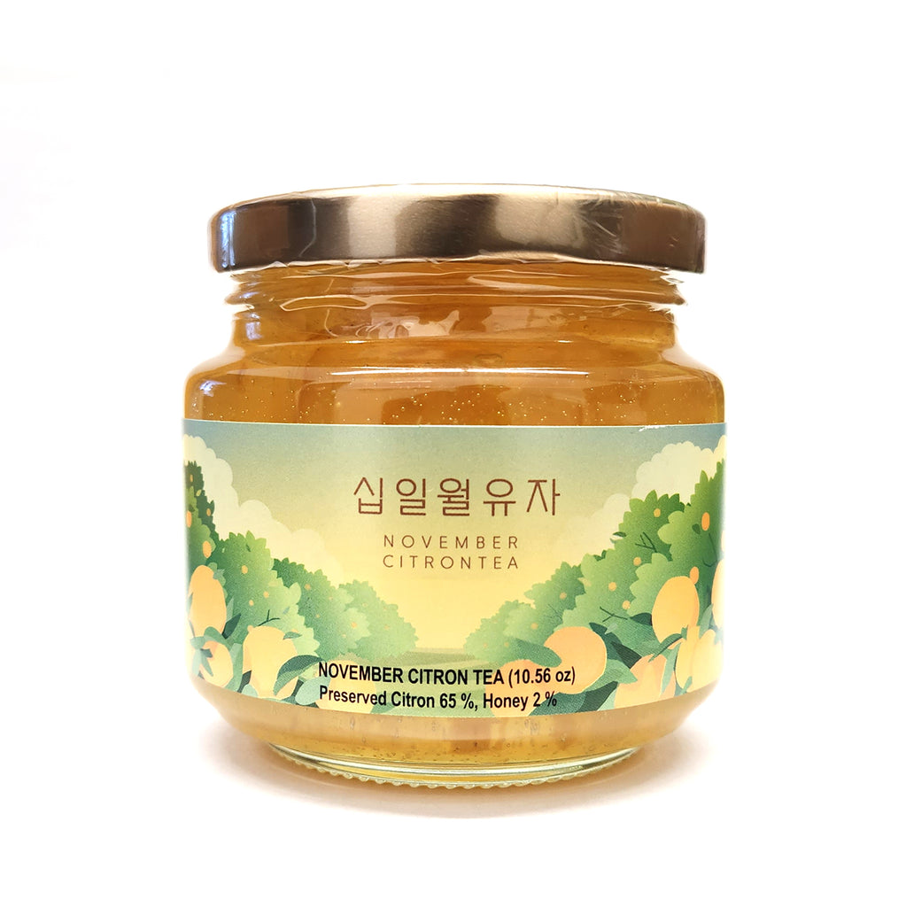 November Honey Yuja Citron Tea Marmalade, 300g - Damtuh